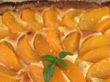 Tarte légère aux pêches (ou abricots)