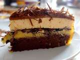 Entremets chocolat mandarine