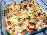 Gratin chou-fleur jambon