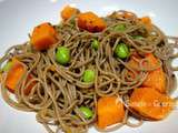 Salade de soba aux patates douces