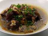 Soupe boeuf orge champignons