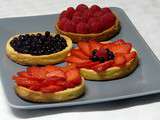 Tartelettes panna cotta fruits rouges - Simple & Gourmand