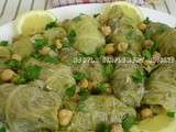 Dolma de chou en sauce blanche * ضولمة كرمب