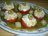 Tomates farcies au fromage aux herbes