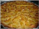 Tarte aux prunes jaunes et aux amandes