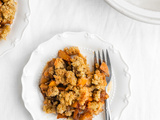 Crumble aux pommes sans gluten et vegan