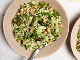 Salade d’orzo et asperges grillées aux saveurs printanière