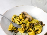 Tortellinis vegan aux lentilles et champignons