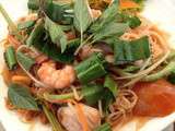 Pour le plaisir : Papaye pilonnée aux crevettes (បុកល្ហុងបង្គា)