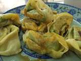 Pour le plaisir : Wontons frits au porc haché et à la bourse à pasteur