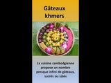 Vidéo : Gâteaux khmers