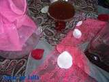 The glace au sirop de rose