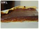 Tarte abricots-chocolat