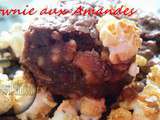 Brownie aux Amandes et Popcorn ( au Thermomix )