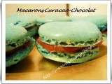 Macarons Curaçao Bleu & Chocolat