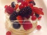 Pavlova aux Fruits Rouges