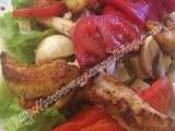 Salade & Aiguillettes de Poulet aux epices   Pharaon Dukkah  