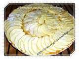 Tarte fine aux pommes ou Flammekueche