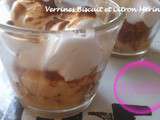 Verrines Biscuits et Citron Meringués ( au Thermomix )