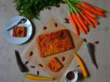 Brownie aux carottes, chèvre et noix de Pécan