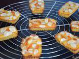 Financiers aux abricots et aux amandes