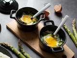 Oeufs cocotte aux asperges