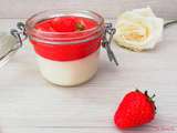 Panna cotta aux fraises