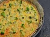 Quiche aux brocolis et à la moutarde à l’ancienne