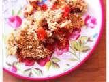 Crumble de tomates allégé et gluten free