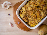 Gratin de céleri-rave et pommes de terre * Recette vegane