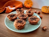 Peu de douceur avec ces muffins courge et chocolat sans gluten