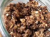 Granola croustillant et sain au chocolat