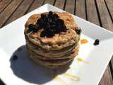 Pancakes sains à l'avoine vegan