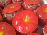 Tomates farcies au risotto (cuisine actuelle)