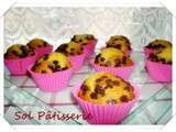 Muffins com gotas de chocolate