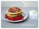 Pancakes aux groseilles - Panquecas de groselha