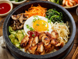 Bibimbap au poulet : Un arc-en-ciel de saveurs coréennes