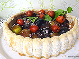 Dessert : Charlotte géante aux figues