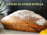 Gâteau au citron et au nutella Thermomix