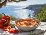 Houmous aux Poivrons Grillés & Herbes de Provence