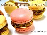 Macarons aux fruits secs