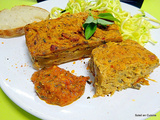 Mini cake aux courgettes / pesto basilic - tomates