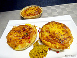 Mini quiches feuilletées aux rillettes de poulet