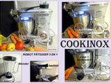 Robot patissier 3 en 1 cookinox