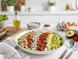 Salade Cobb est une salade américaine complète, copieuse et riche en protéines