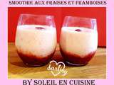 Smoothie aux fraises / framboises / amandes amères d'abricots