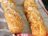 Baguette rustique sans pétrissage