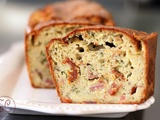 Cake aux légumes du soleil au chèvre et viande des grisons