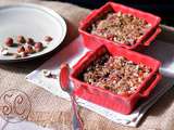 Crumble de fruits aux noisettes