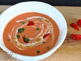 Soupe pimentée tomate et coco